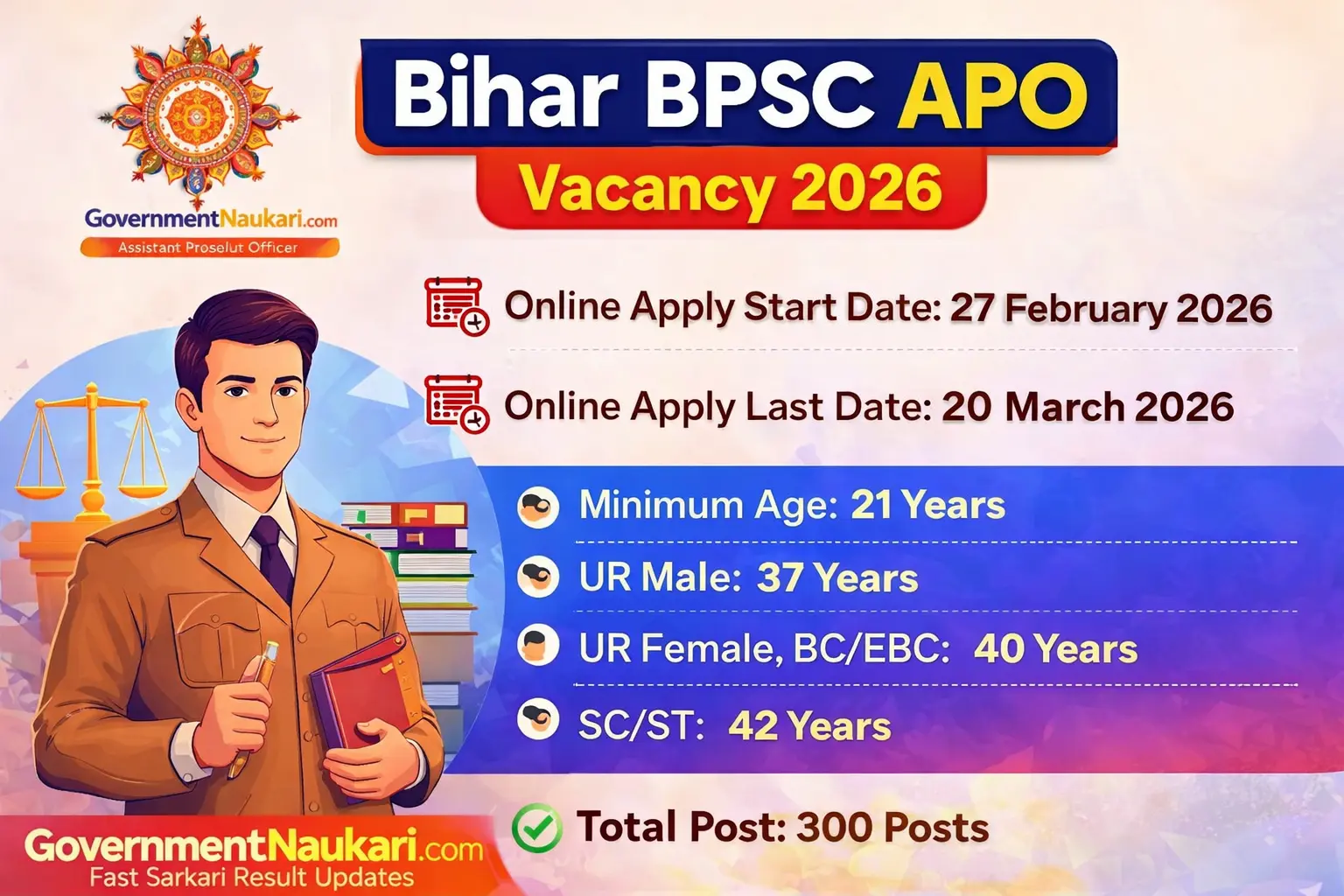Bihar BPSC APO Recruitment 2026